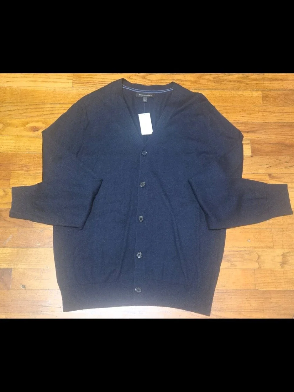 Banana Republic Sweater Men's LG Blend Silk Cashmere Cardigan Button Up